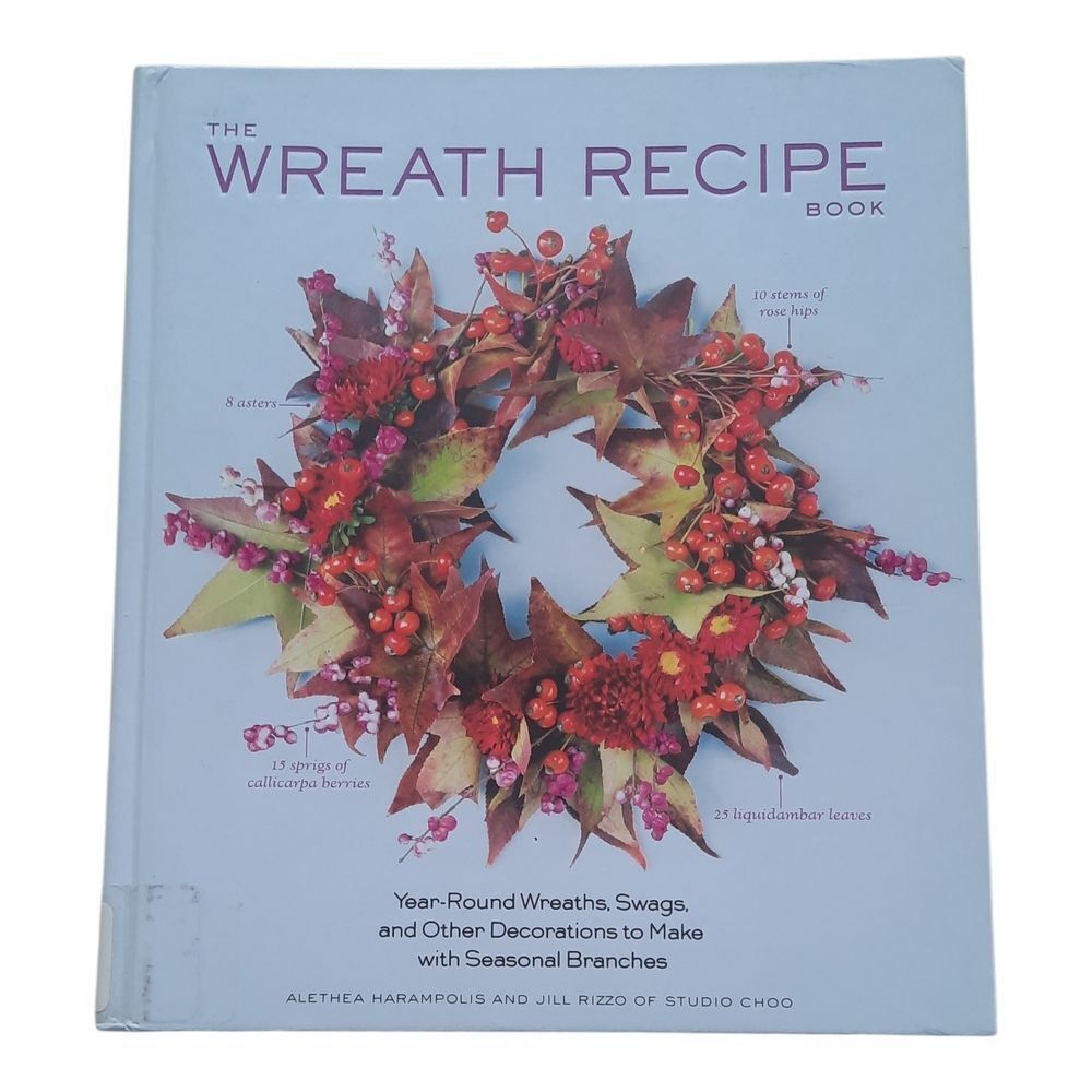 Festive Holiday Wreath with Red and Orange Accents